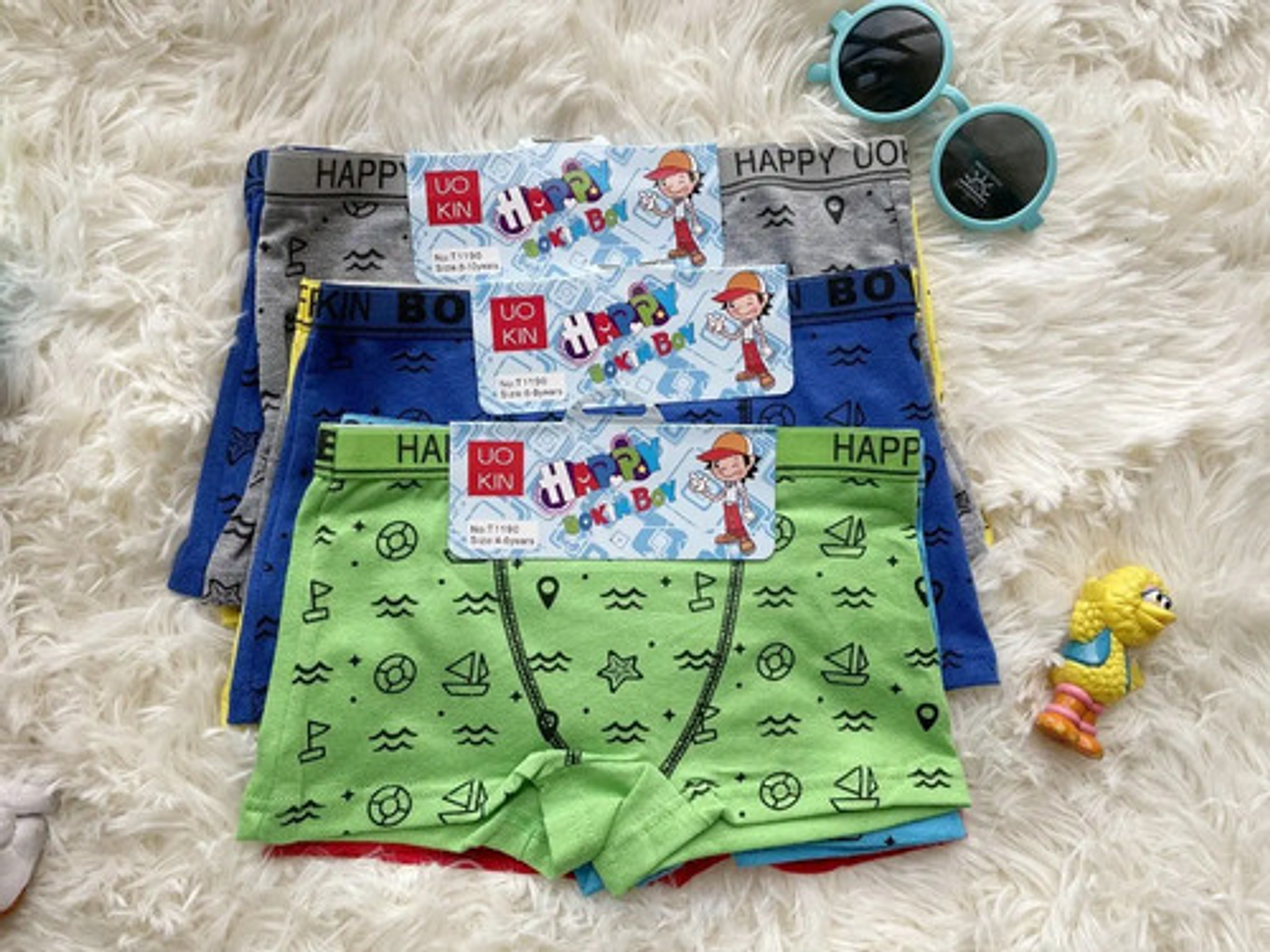 Pack 6 Bóxer Niños Algodón. Calzoncillo,2 Años A 10 Años 4