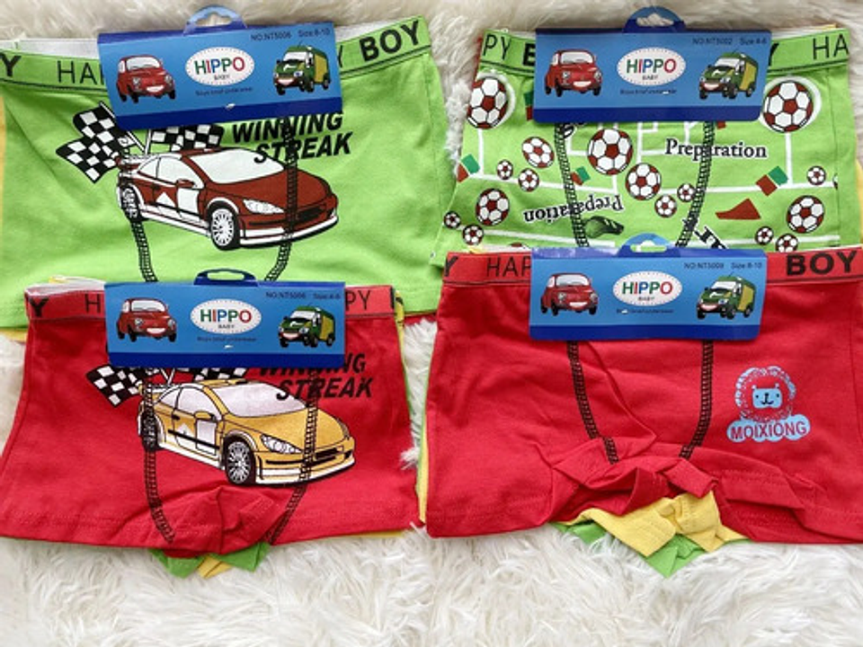 Pack 6 Bóxer Niños Algodón. Calzoncillo,2 Años A 10 Años 8