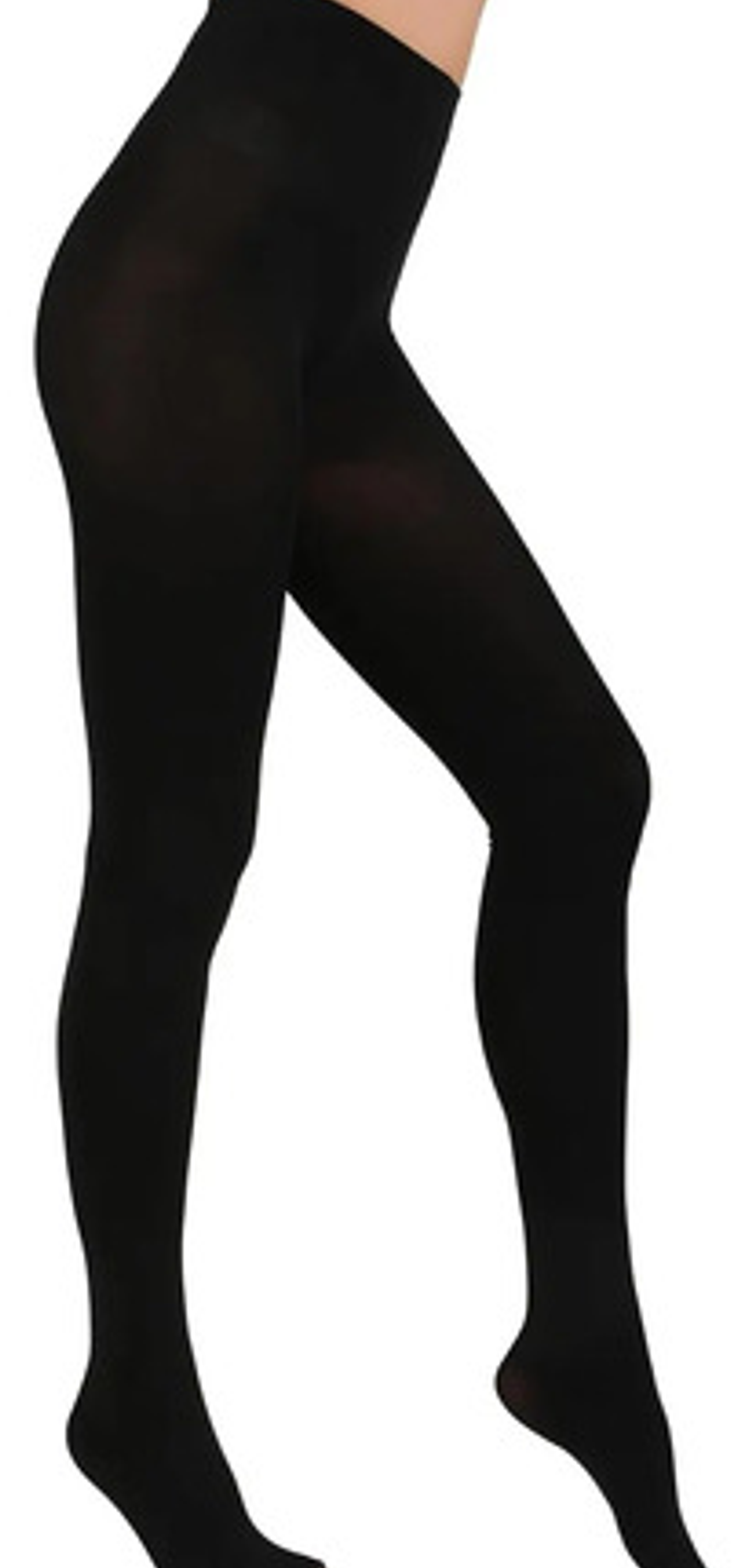 Pack 3 Panty Gruesa Elasticada 100 Denier Con Bambú 2