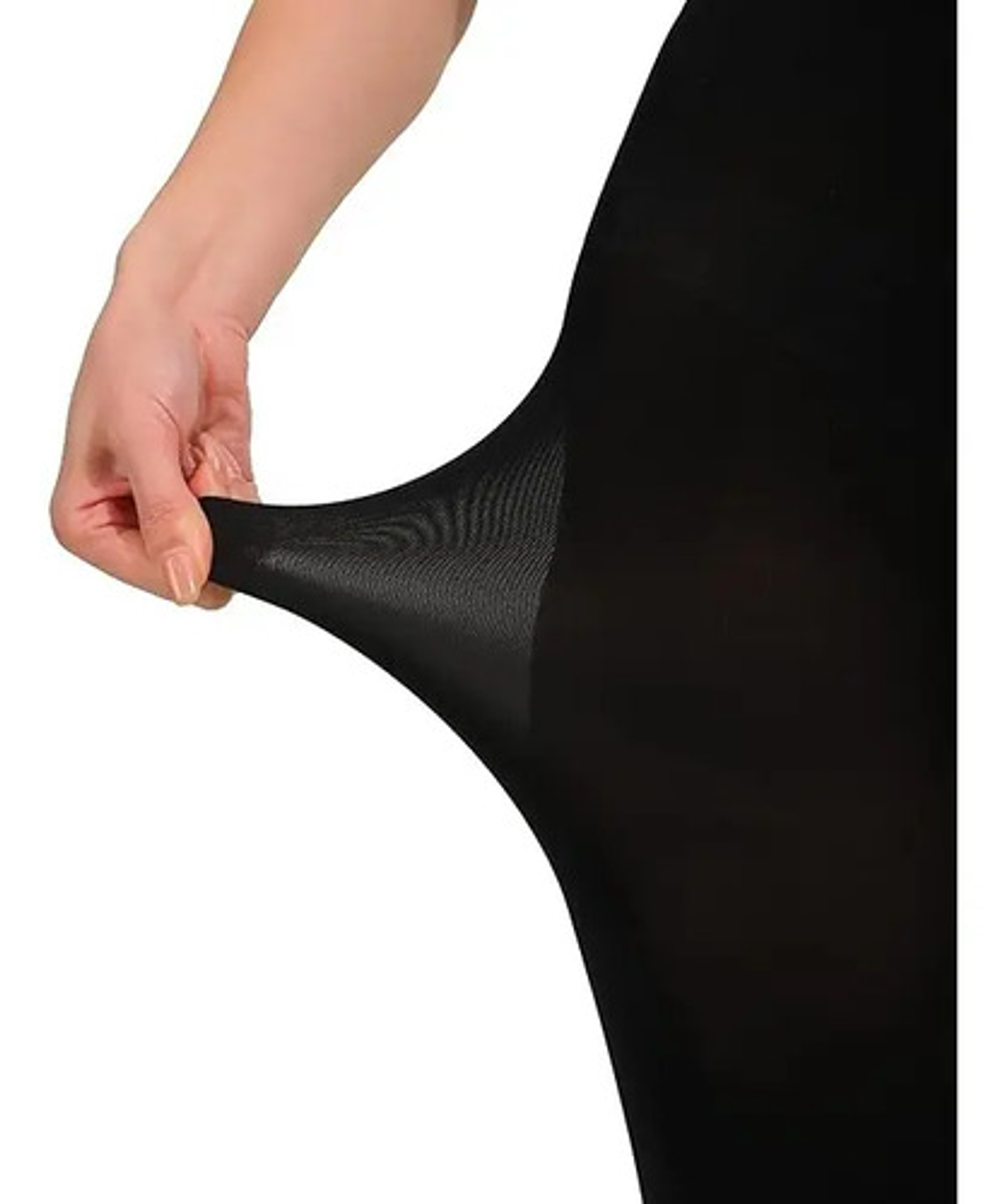 Pack 3 Panty Gruesa Elasticada 100 Denier Con Bambú 4