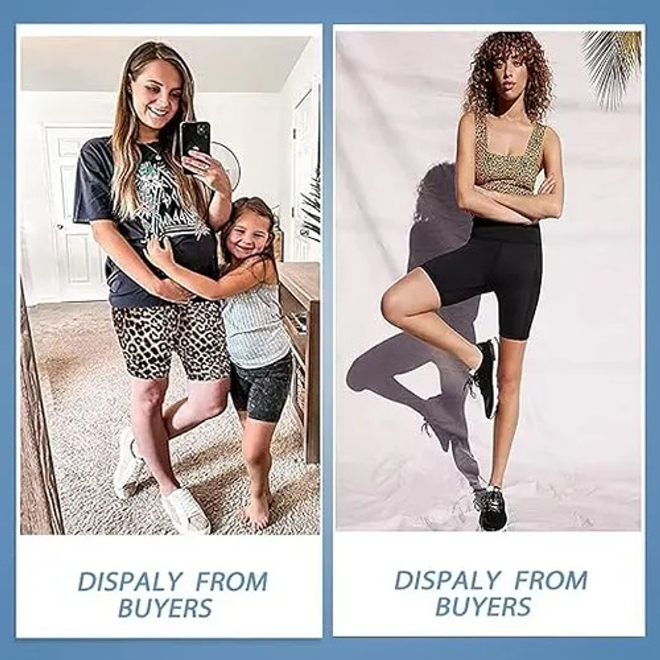 Pack 3 Calza Biker Corta. Short Deportivo Lycra 4