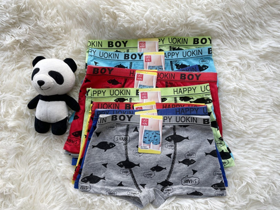 Pack 12 Bóxer Niños Algodón. Calzoncillo,2 Años A 10 Años 7