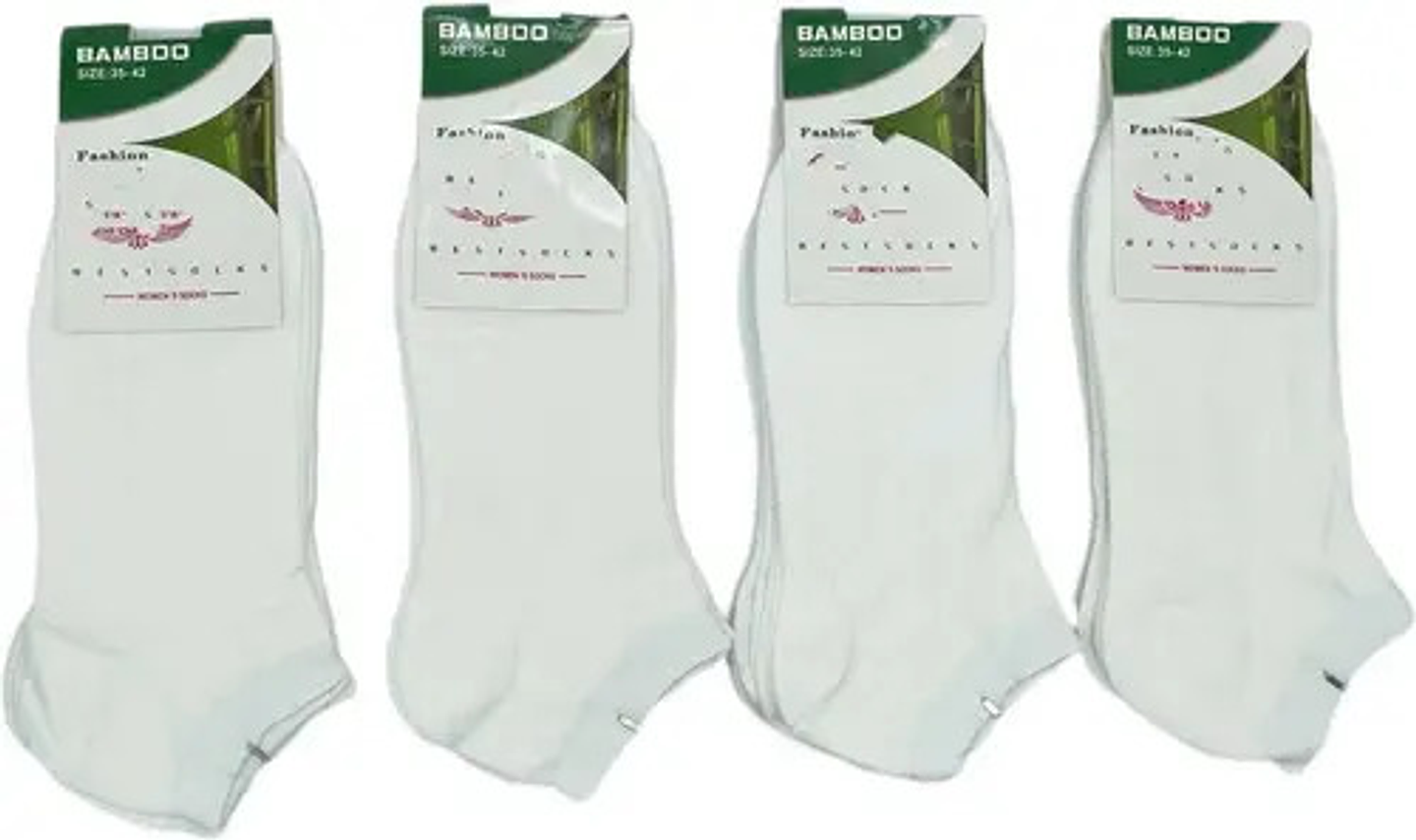 12pares Calceta Deportiva Corta Bambú. Tobillera 1