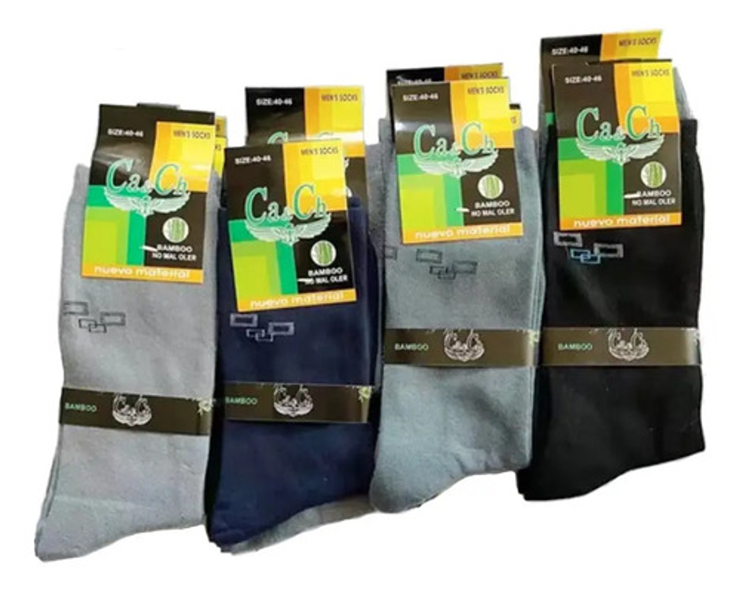 Pack 12 Calcetines Bambu Sin Costuras Para Hombre  1