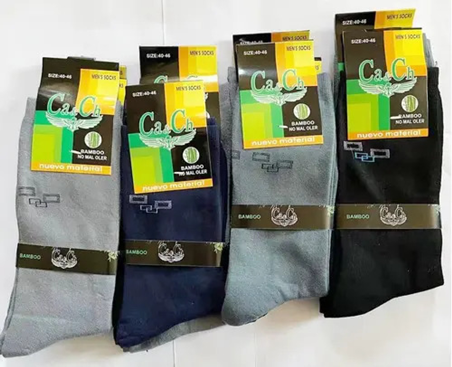 Pack 12 Calcetines Bambu Sin Costuras Para Hombre  2