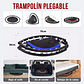 Trampolin Fitness Redondo Portátil Y Plegable, 42 Pulgadas 107cm Brincolin Ejercitador Adulto Y Niño Con Mango Ajustable Para Uso En Exteriores E Interiores, Capacidad De Peso 300 Kg - Miniatura 5