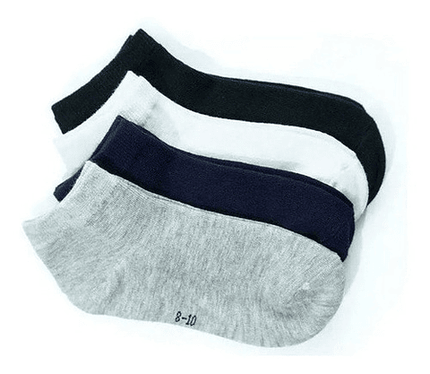 Pack 12 Pares Calcetines De Niño Bambú Liso 2 A 10