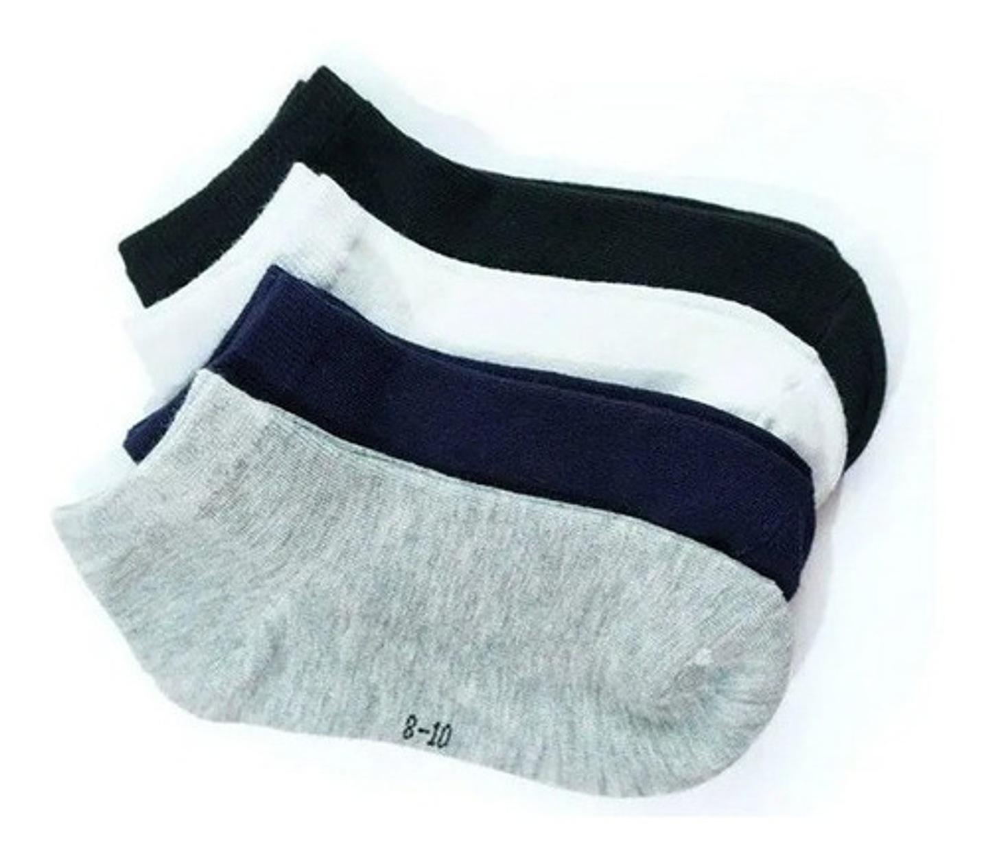 Pack 12 Pares Calcetines De Niño Bambú Liso 2 A 10 2