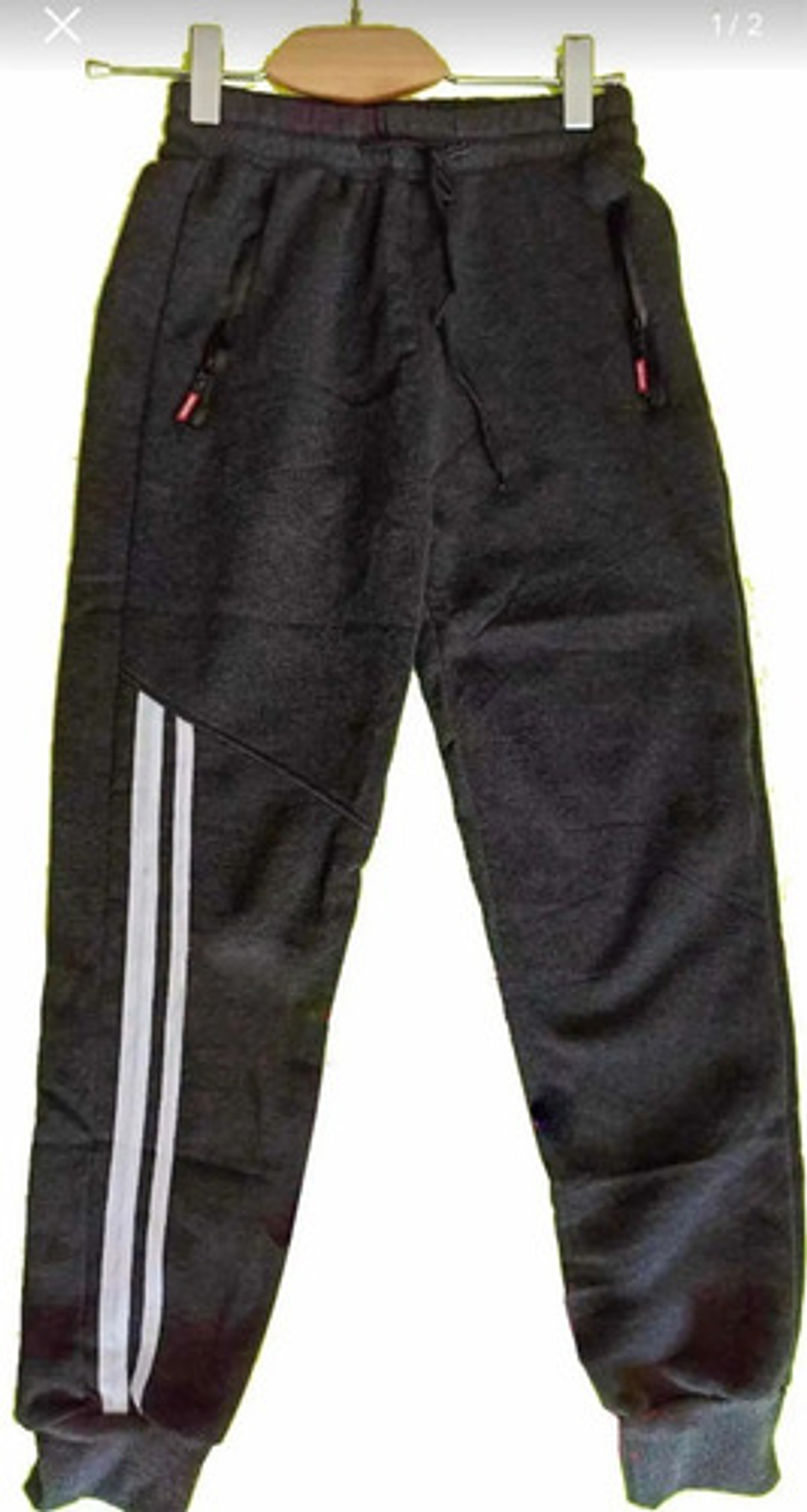 Pack 3 Pantalones De Buzo Para Niño Talla 8 A 16 Liso  2