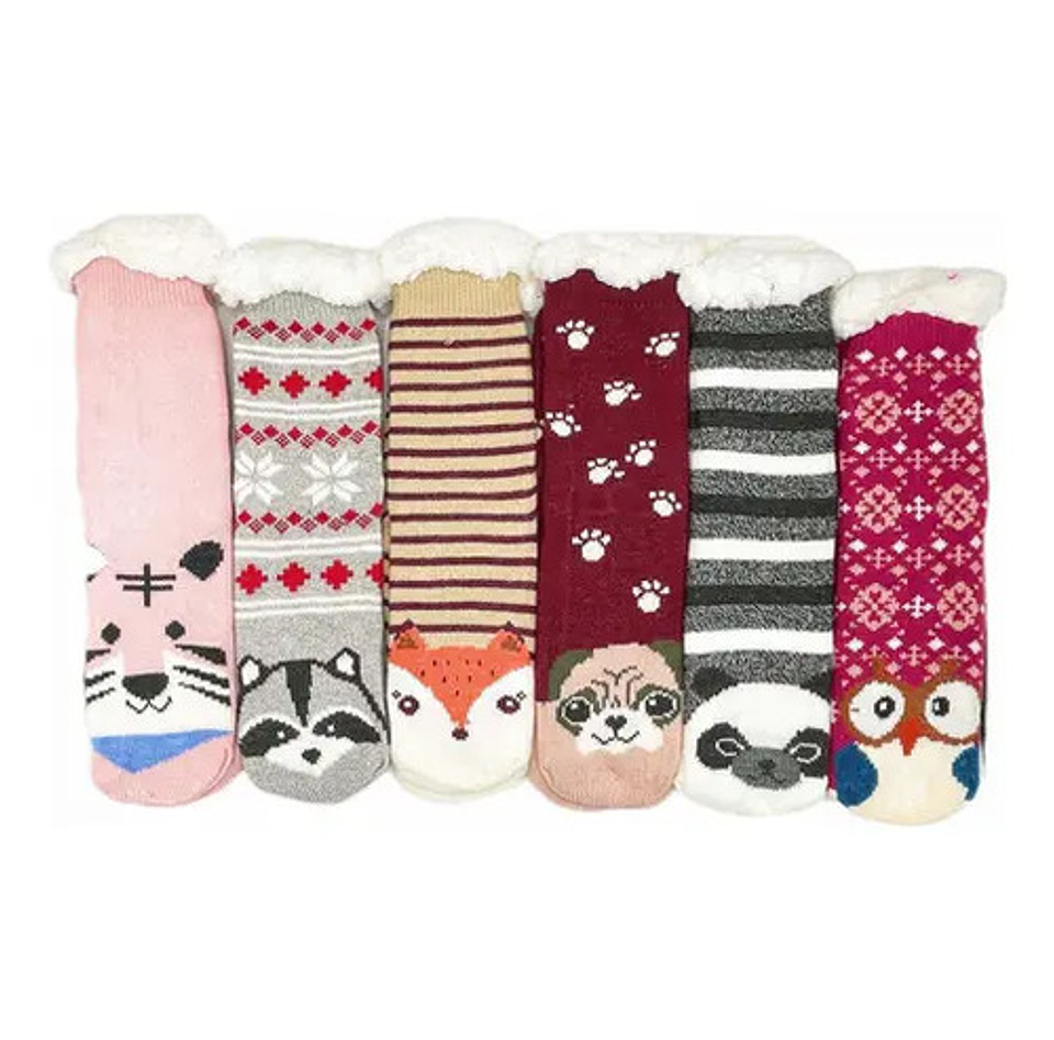  Calcetin Chiporro Antideslizante Para Mujer 35-40 1