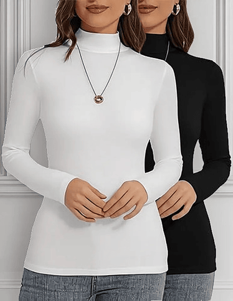 Pack 6 Camiseta Beatle Bambu-polar Liso Talla Especia 24219