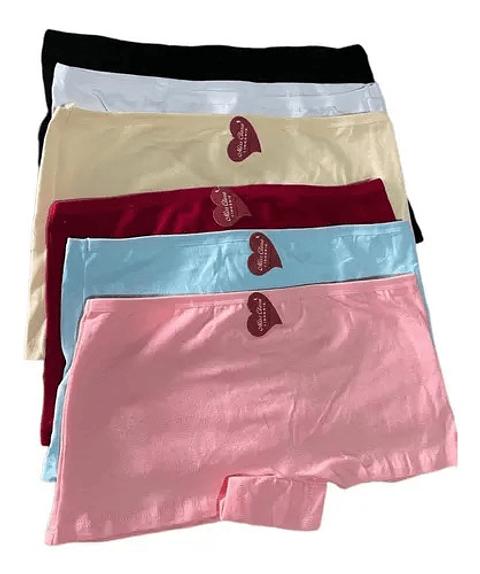 Pack 6 Calzones Pantaletas Mujer Lola Algodón