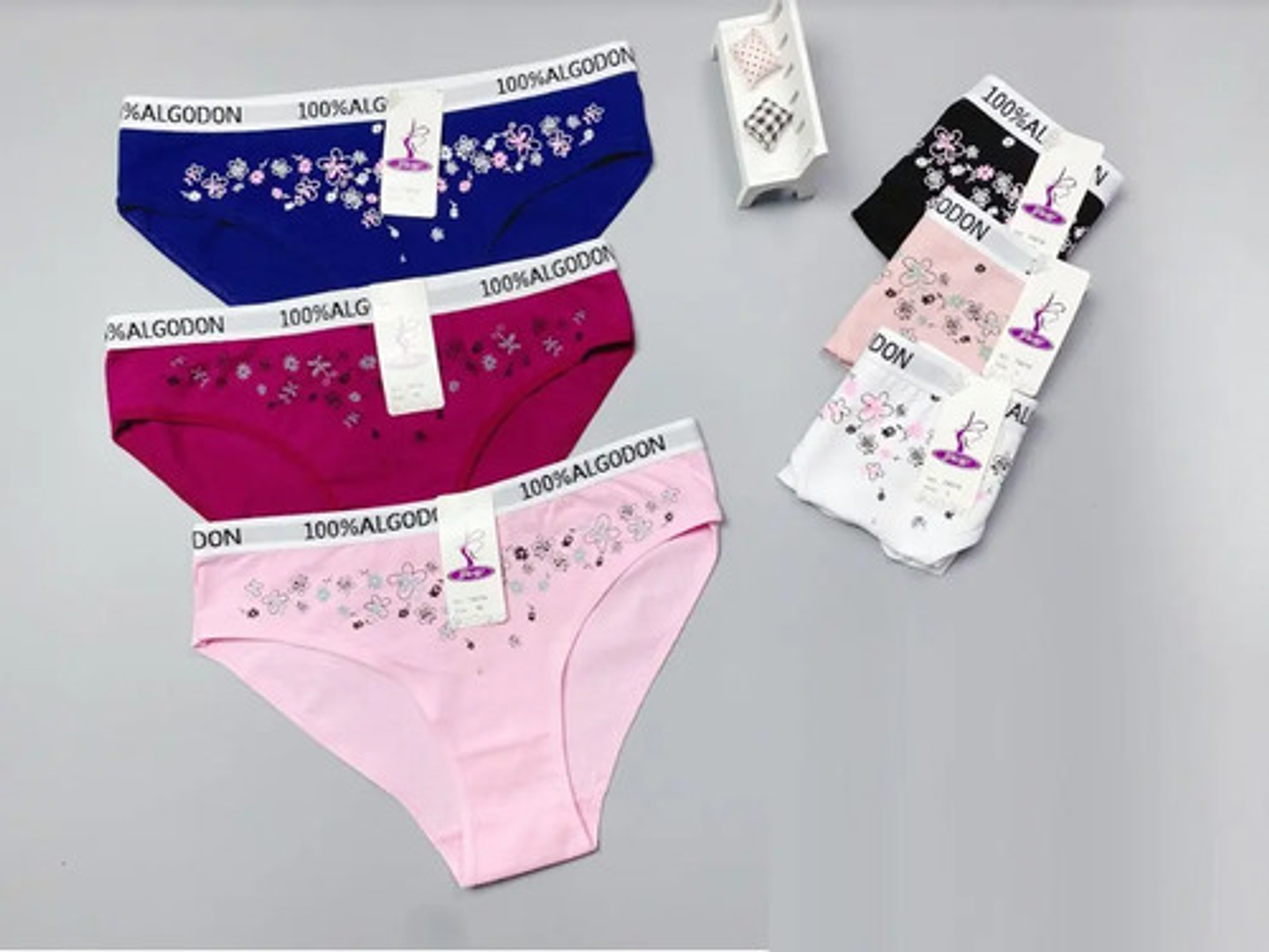 Pack 12 Calzones De Algodón De Mujer Lola Cintura Baja 3