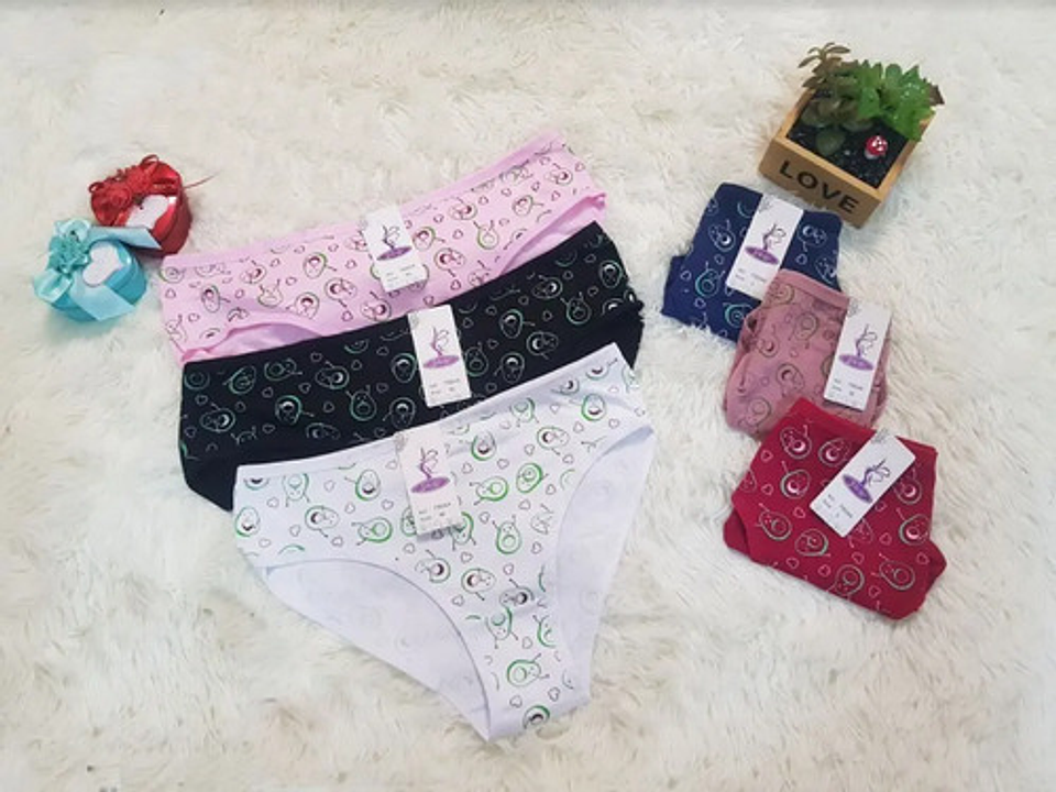 Pack 12 Calzones De Algodón De Mujer Lola Cintura Baja 4