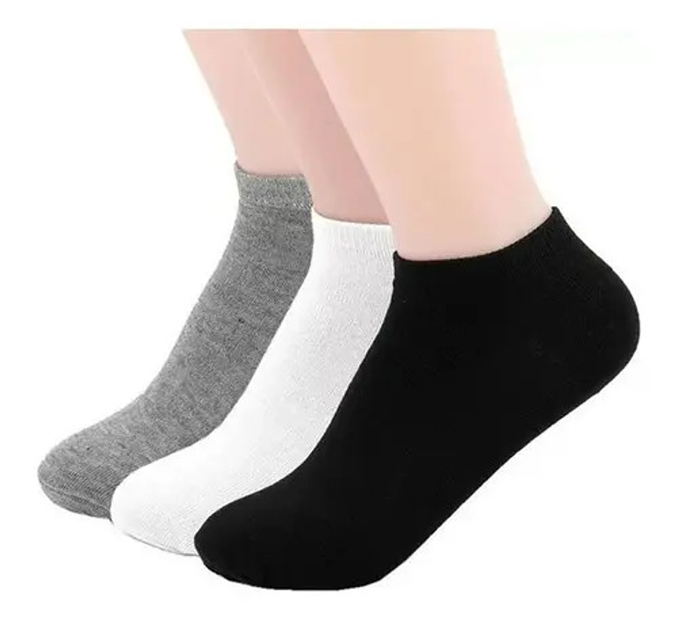 Pack 12  Calcetines Bambú Tobilleras Hombre Algodón  1