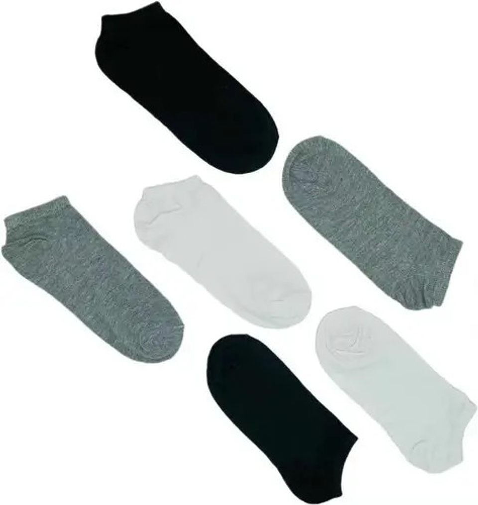Pack 12  Calcetines Bambú Tobilleras Hombre Algodón  4