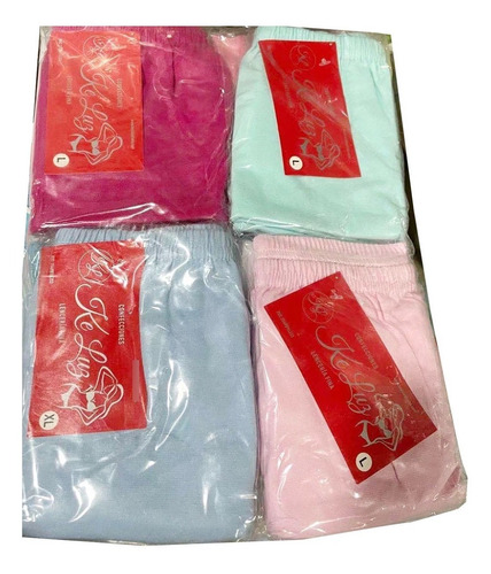 Pack 6 Calzones Señora Tiro Alto Algodón Peruano Grand 5