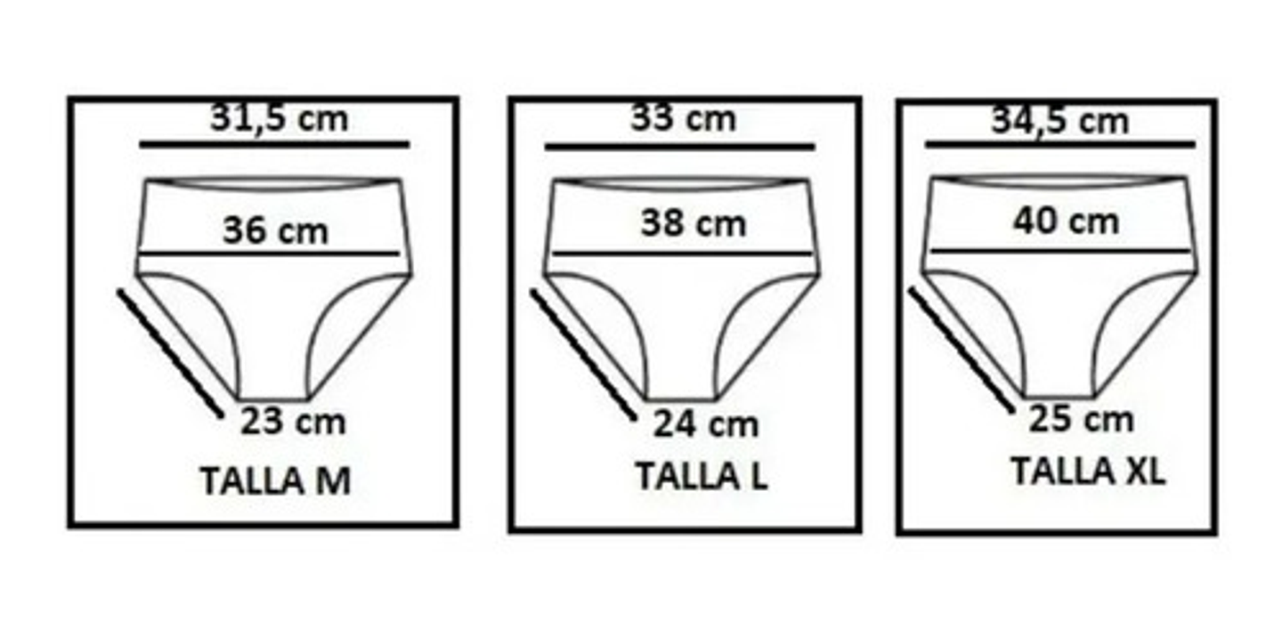 Pack 6 Calzones Señora Tiro Alto Algodón Peruano Grand 6