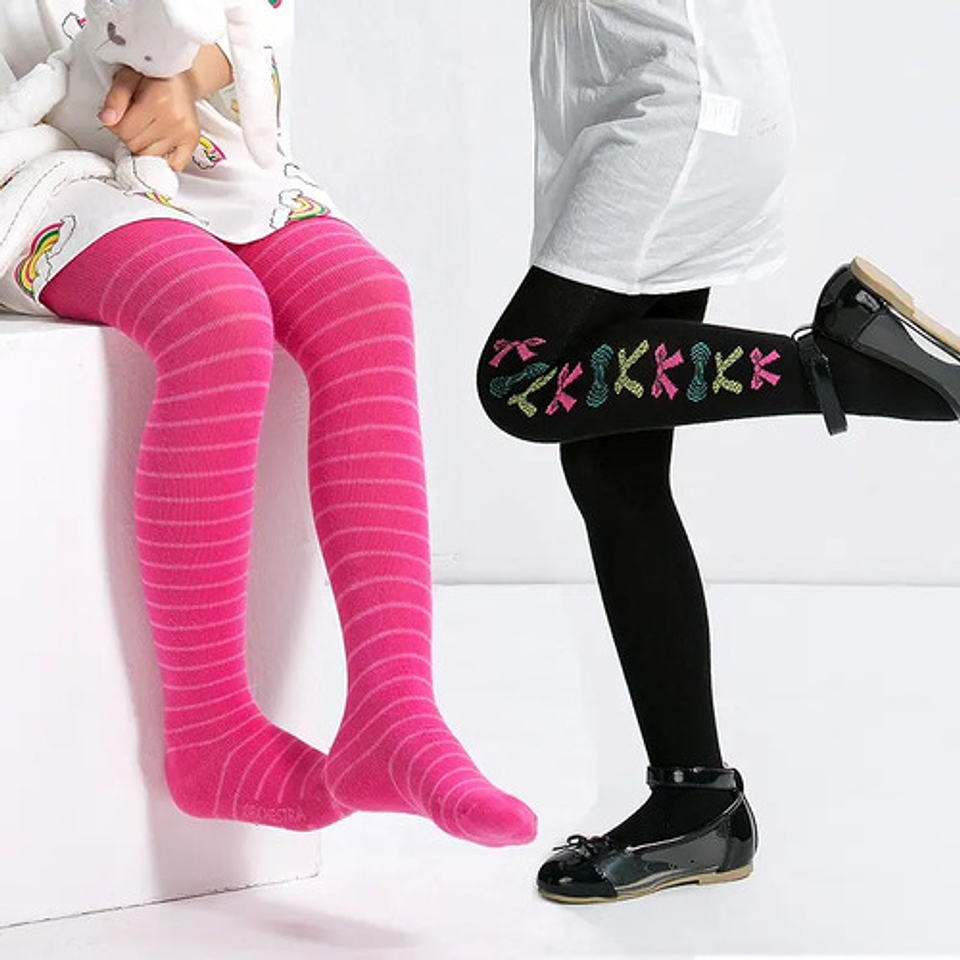 Pack 6 Pantys De Niño Algodón Con Diseño Talla 0-12 Años 10