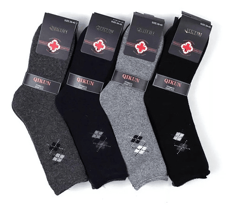 12 Pares Calcetín Diabéticos Hombre Con Toalla Muy Comodo
