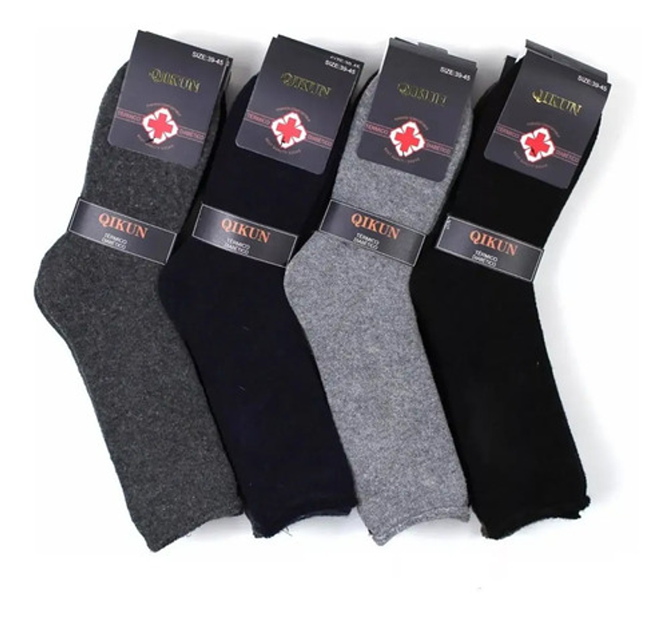 12 Pares Calcetín Diabéticos Hombre Con Toalla Muy Comodo 4