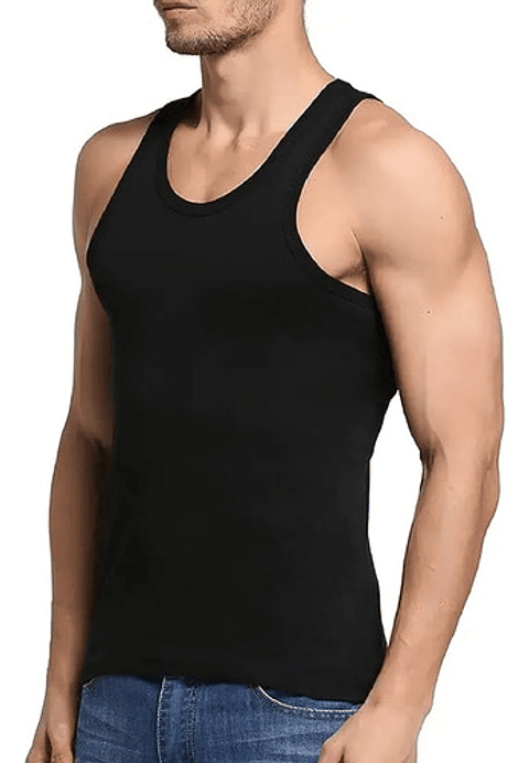 Pack 12 Camisetas Algodón Sin Manga,musculosas Hombre