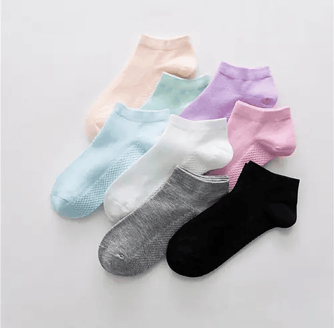 Pack 12 Calcetines Bambú Tobilleras Mujer Algodón2