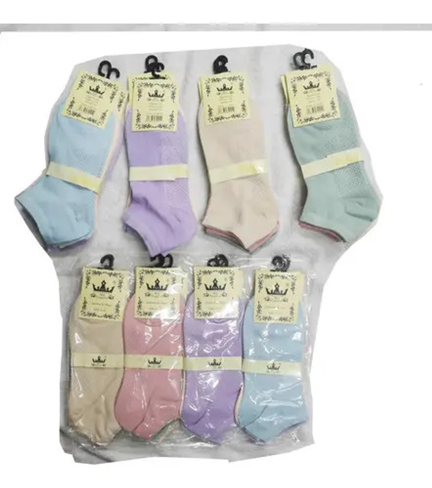 Pack 12 Calcetines Bambú Tobilleras Mujer Algodón2 5