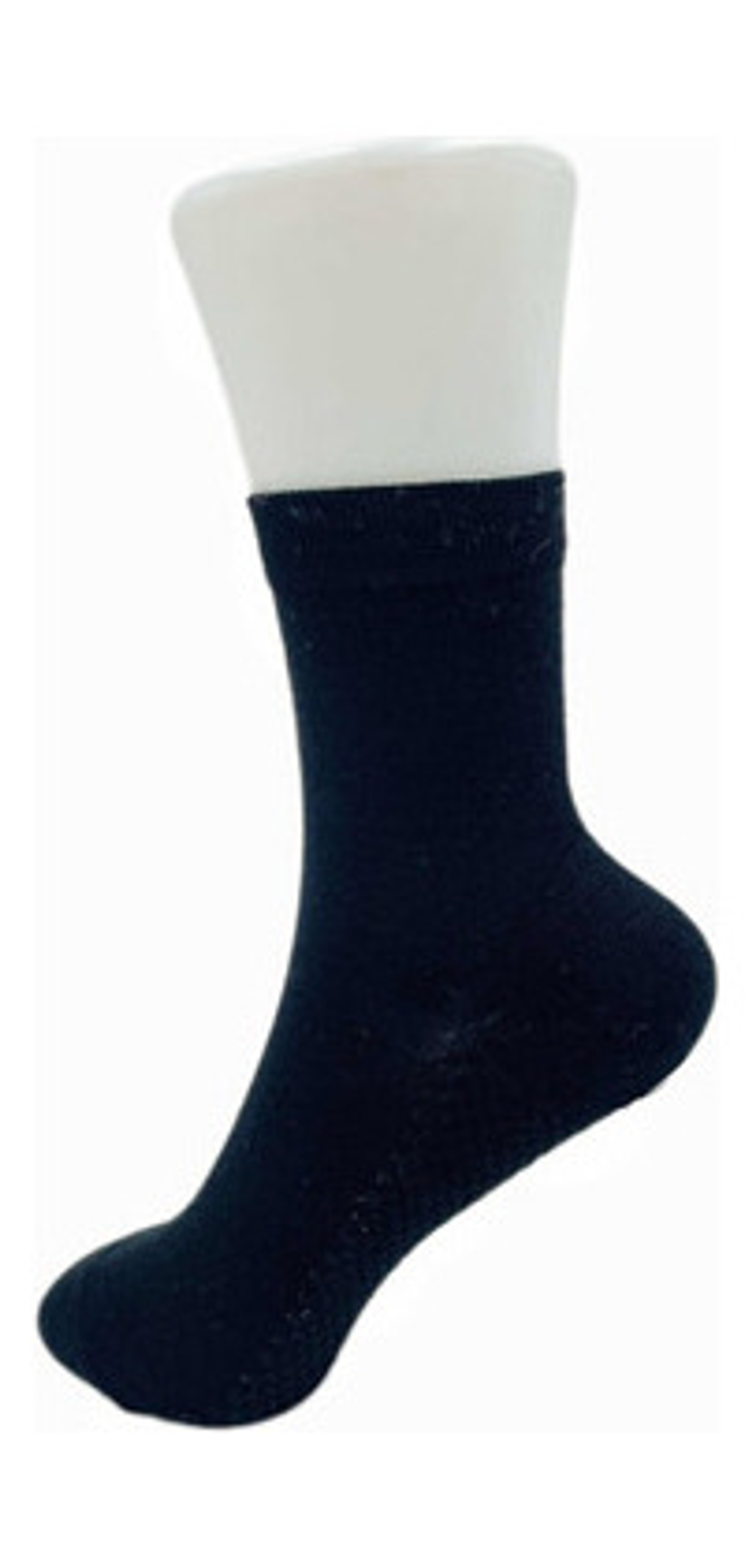 Pack12 Calcetín Deportivo Bambu Para Hombre Solo Blanco 3