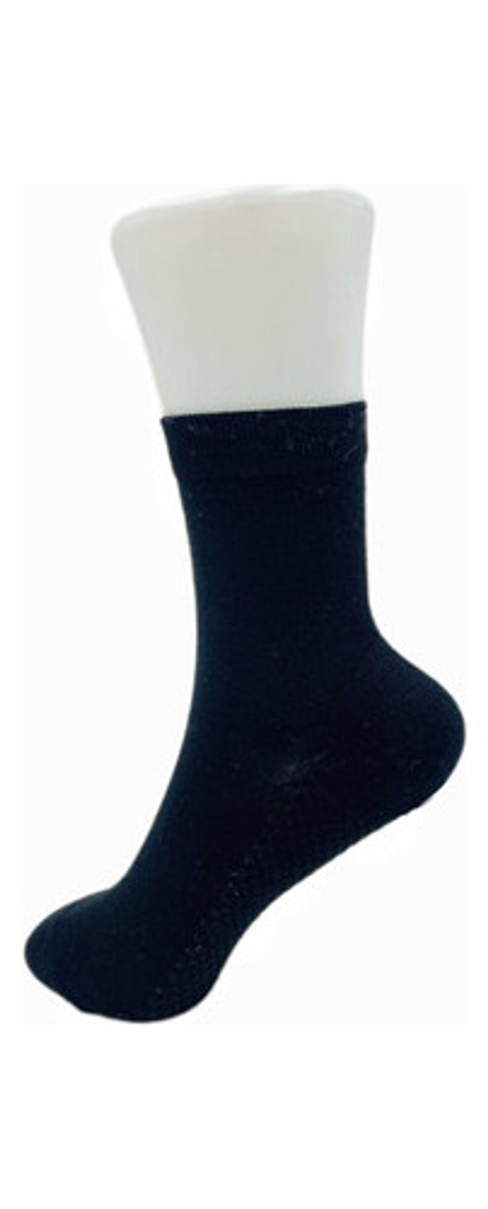 Pack12 Calcetín Deportivo Bambu Para Hombre Solo Blanco 3