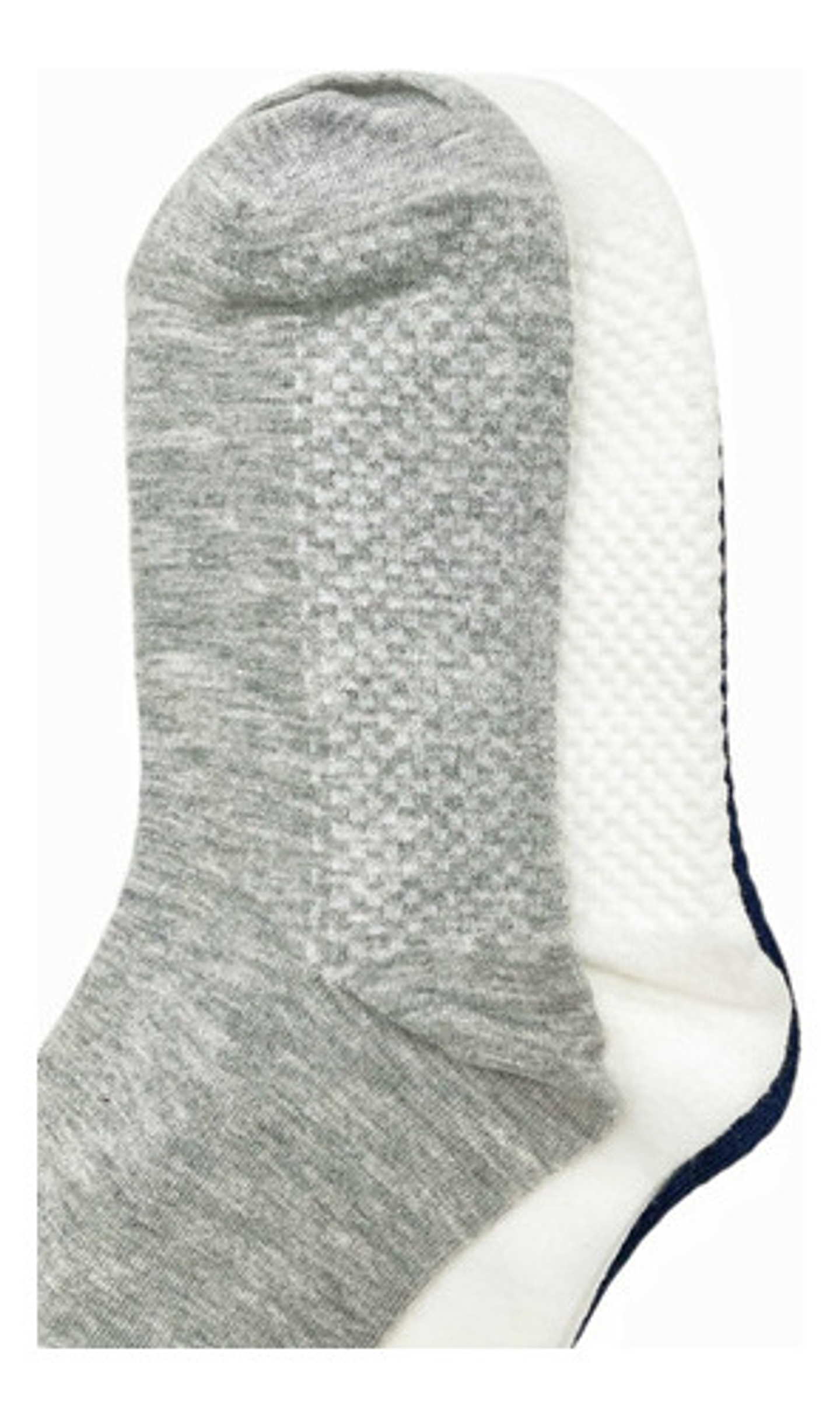 Pack12 Calcetín Deportivo Bambu Para Hombre Solo Blanco 5