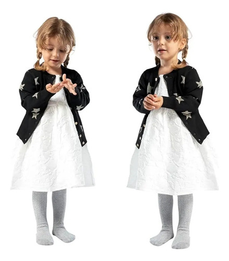 Pack 6 Pantys De Niña Algodón Con Diseño Talla0-12 Años 2