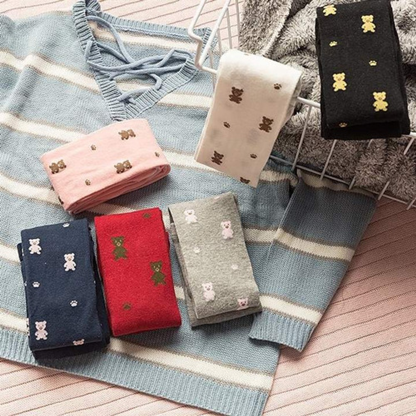 Pack 6 Pantys De Niña Algodón Con Diseño Talla0-12 Años 15