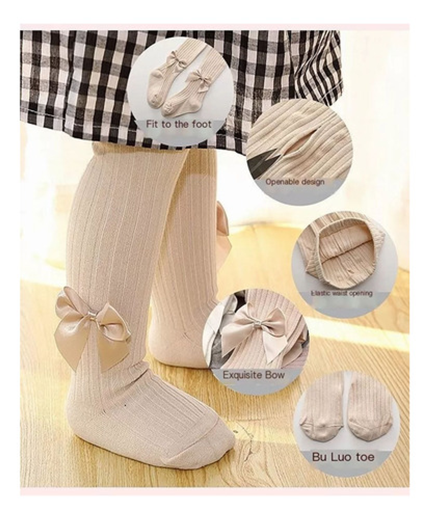 Pack 6 Pantys De Niña Algodón Con Diseño Talla0-12 Años 18