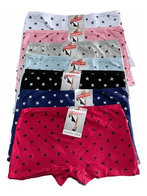 Pack 12 Calzones Pantaletas Mujer Lola  Algodón