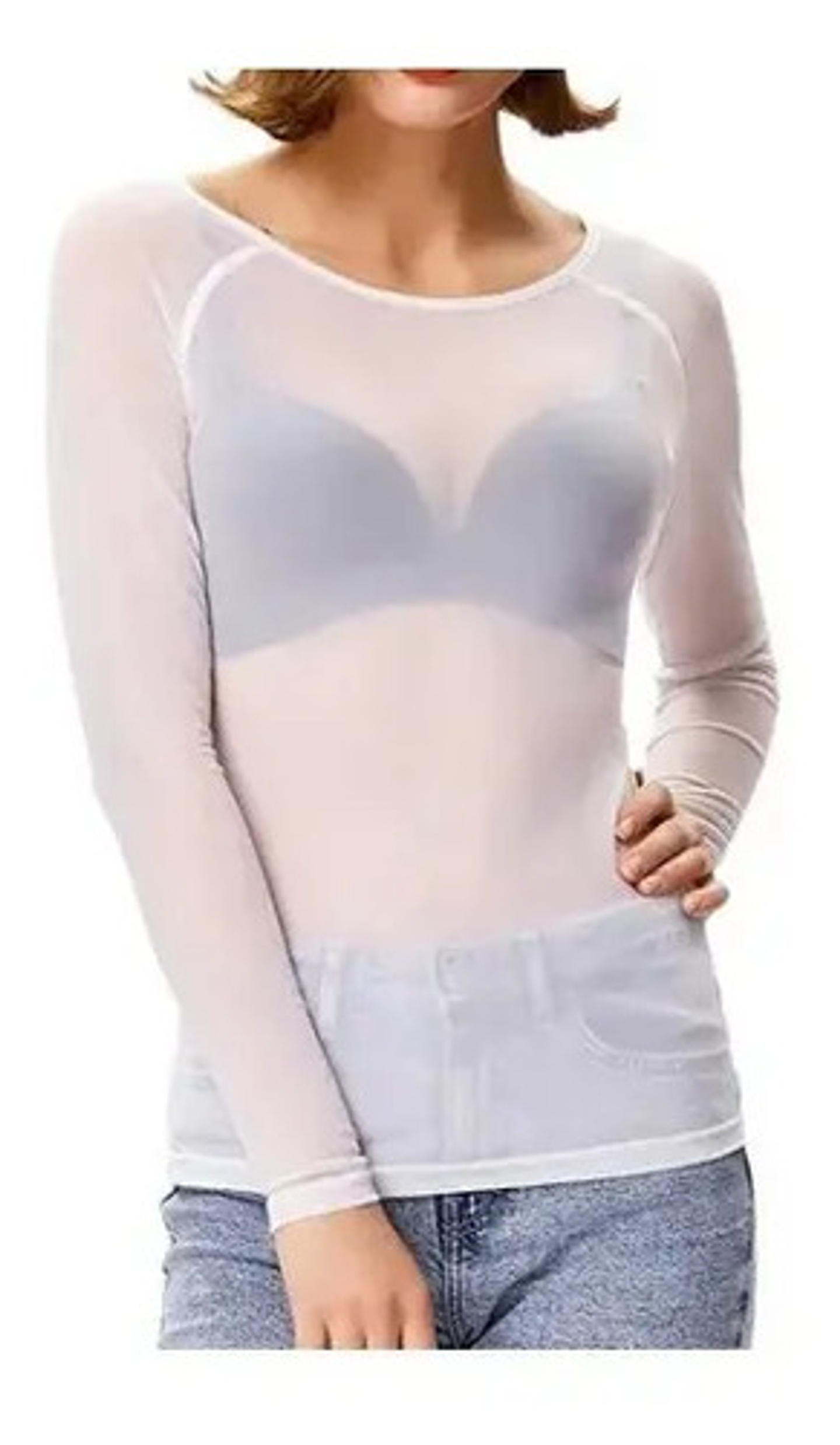 Pack 3 Camisetas Panty Talla Estándar (negro, Blanco, Piel) 15