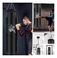 Saco De Boxeo Vacio Punching Ball Bag Box + Cadenas Negro - Miniatura 5