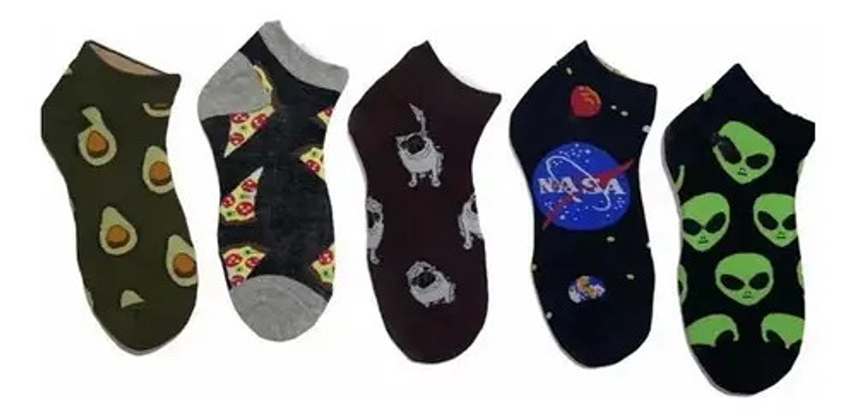 Pack 12 Pares Calcetines De Bambú Entretenidos Cortos T3 2