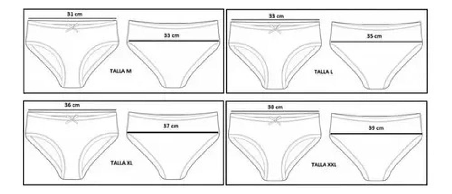 Pack 3 Calzones Bambu Tiro Alto Señora, Colores Surtidos 6