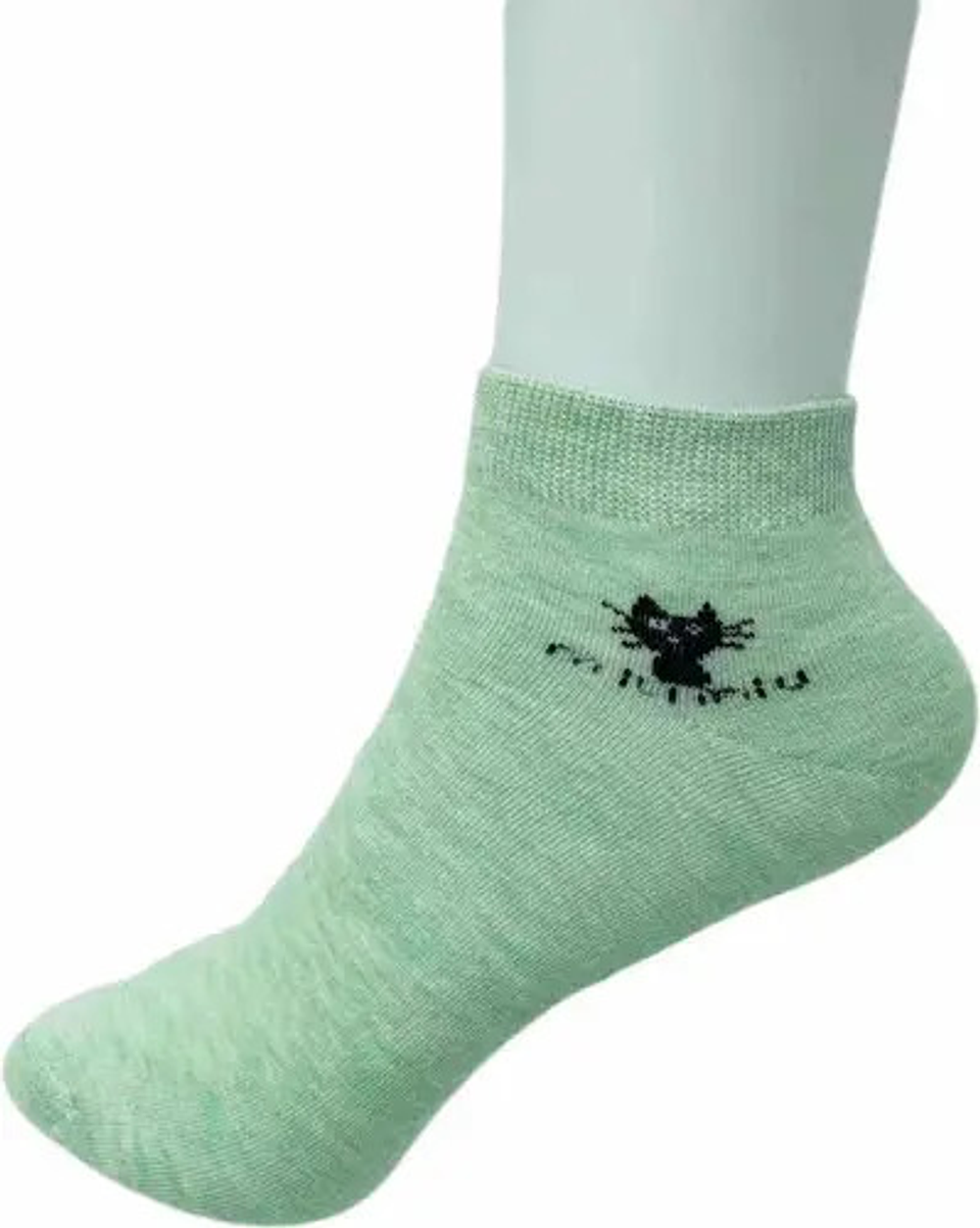 12 Pares Calcetines Tobillera Mujer Corto Algodón 2 5