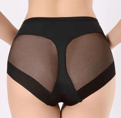 Calzón Tiro Alto Control De Abdomen Efecto Tanga Elasticado