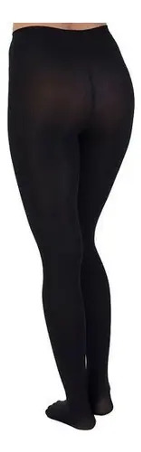 Pack 3 Panty Gruesa Elasticada 100 Denier Cero Transparencia