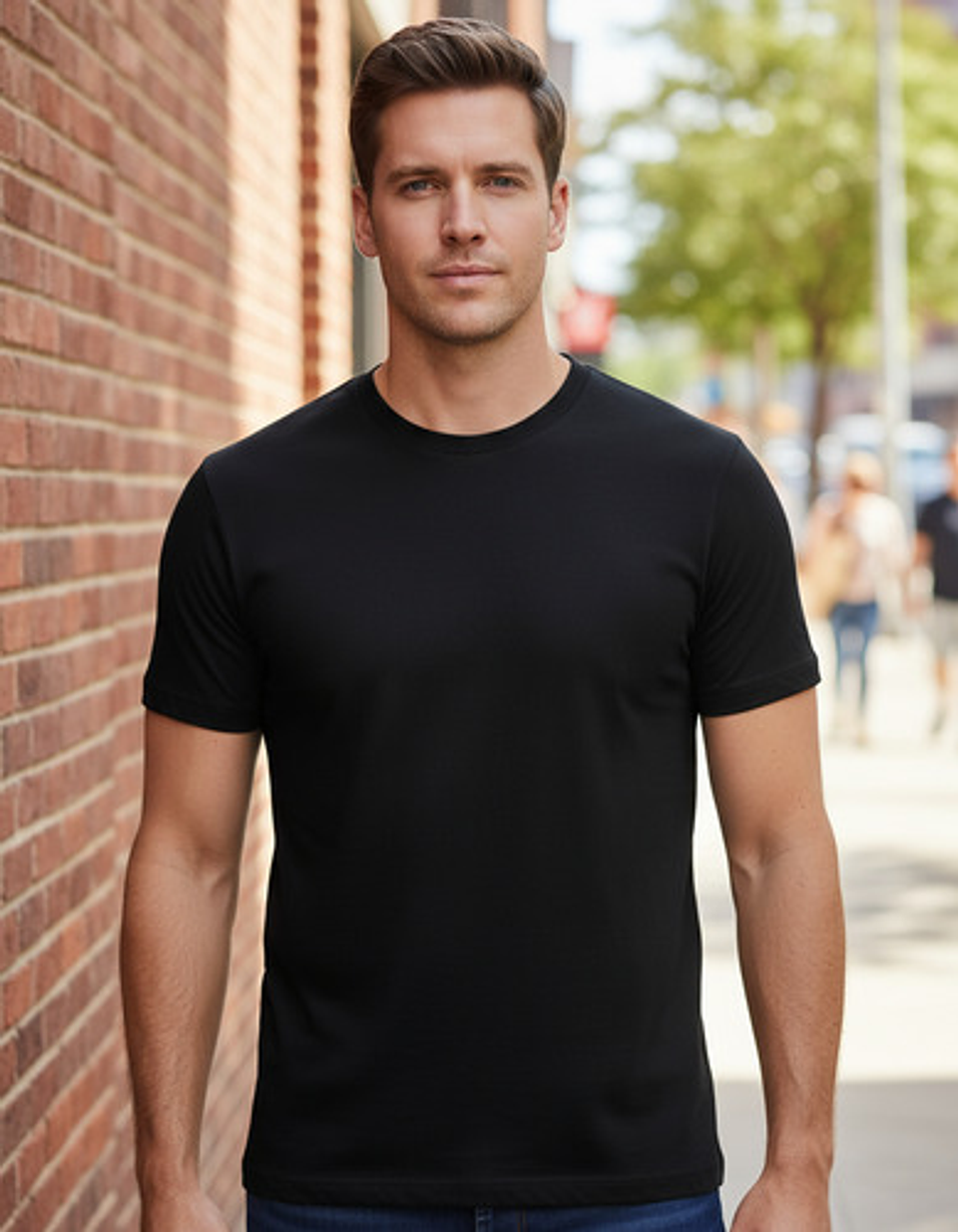 Camisetas Algodón Manga Corta, Azul,negra, Gris, Blanco 12