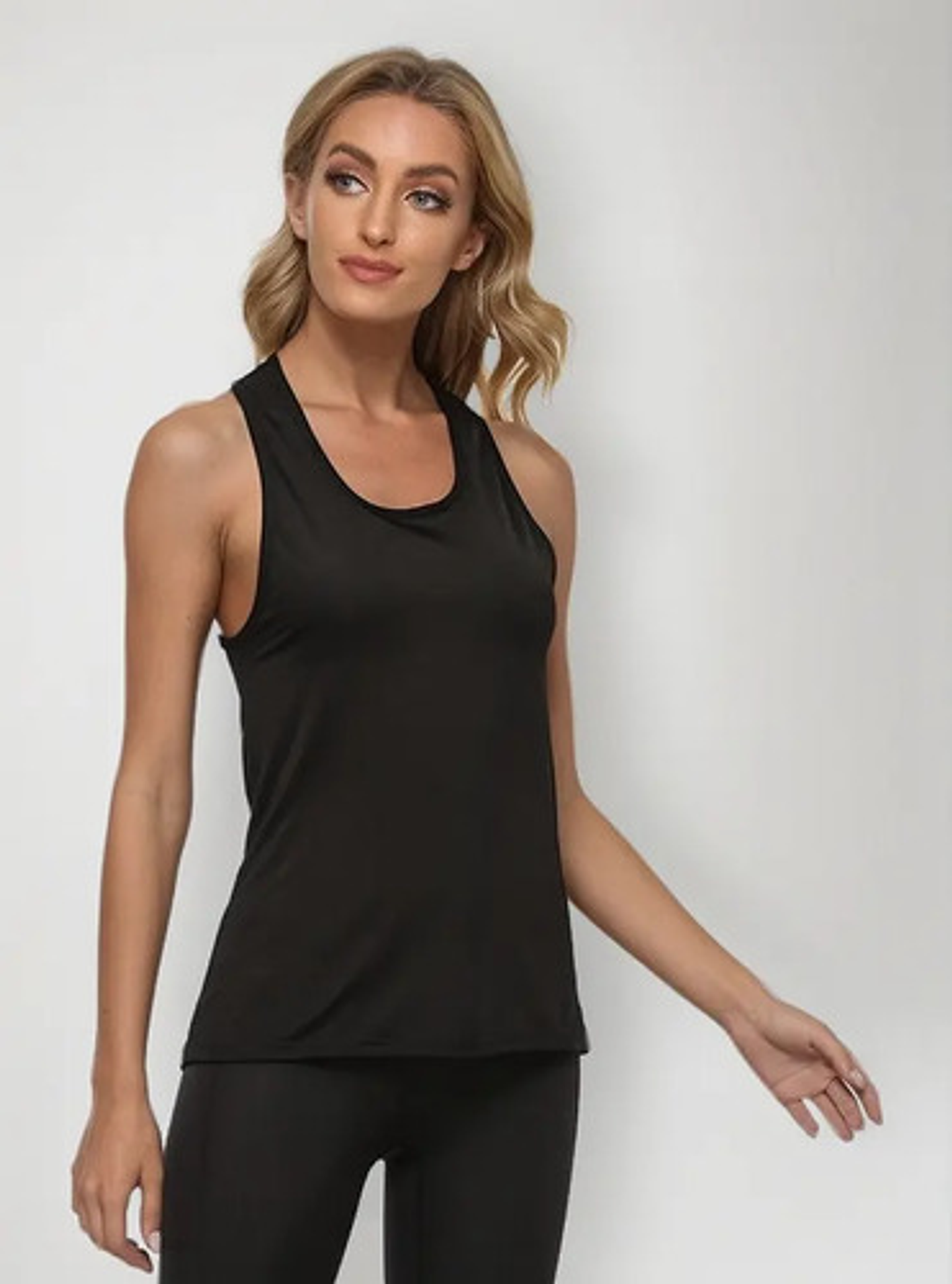 6 Camisetas Mujer Sin Manga Fibra Bambú . Musculosa Mujer 1