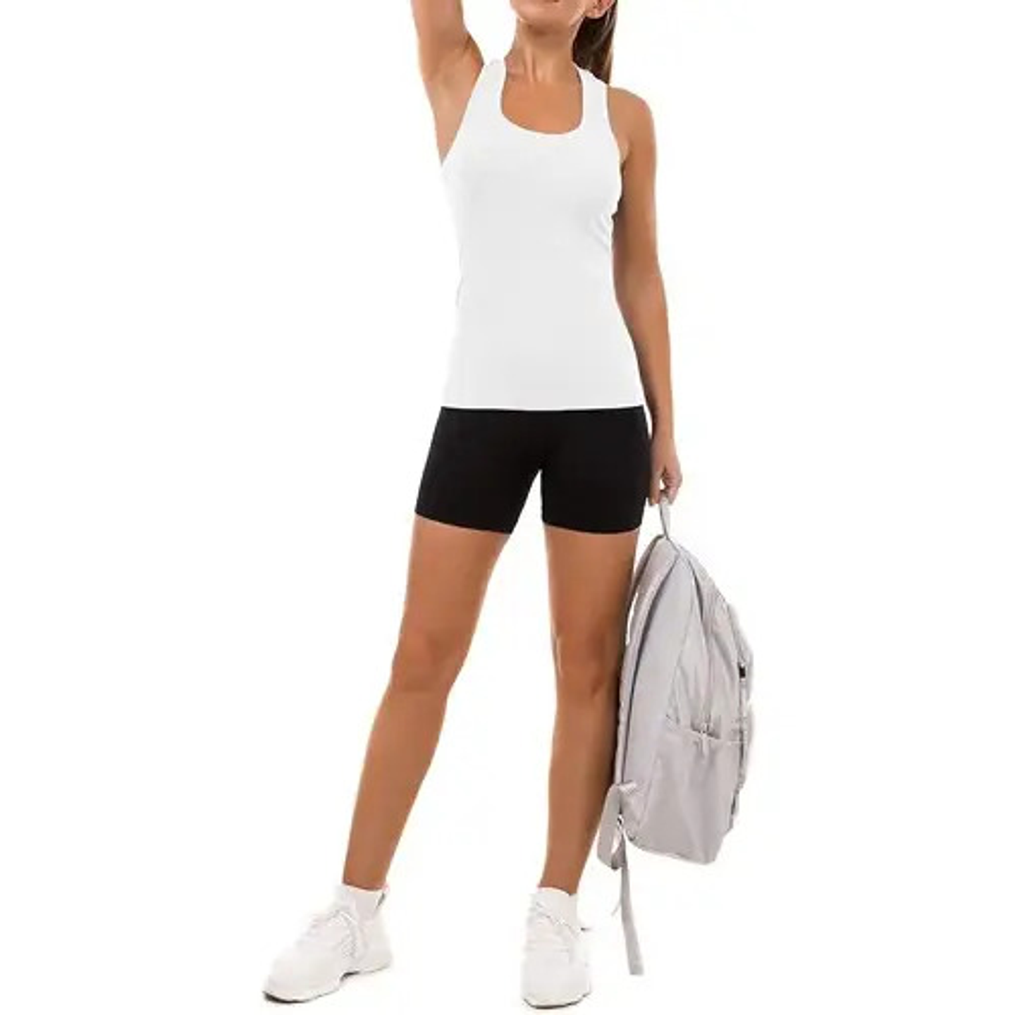 6 Camisetas Mujer Sin Manga Fibra Bambú . Musculosa Mujer 12