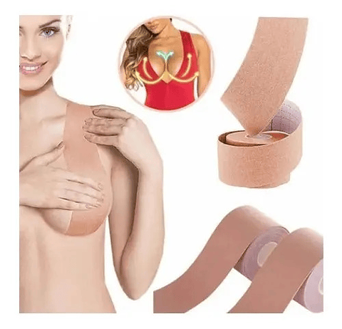 Pack 1 Sostén Invisible Tipo Rollo  5mts*10cm
