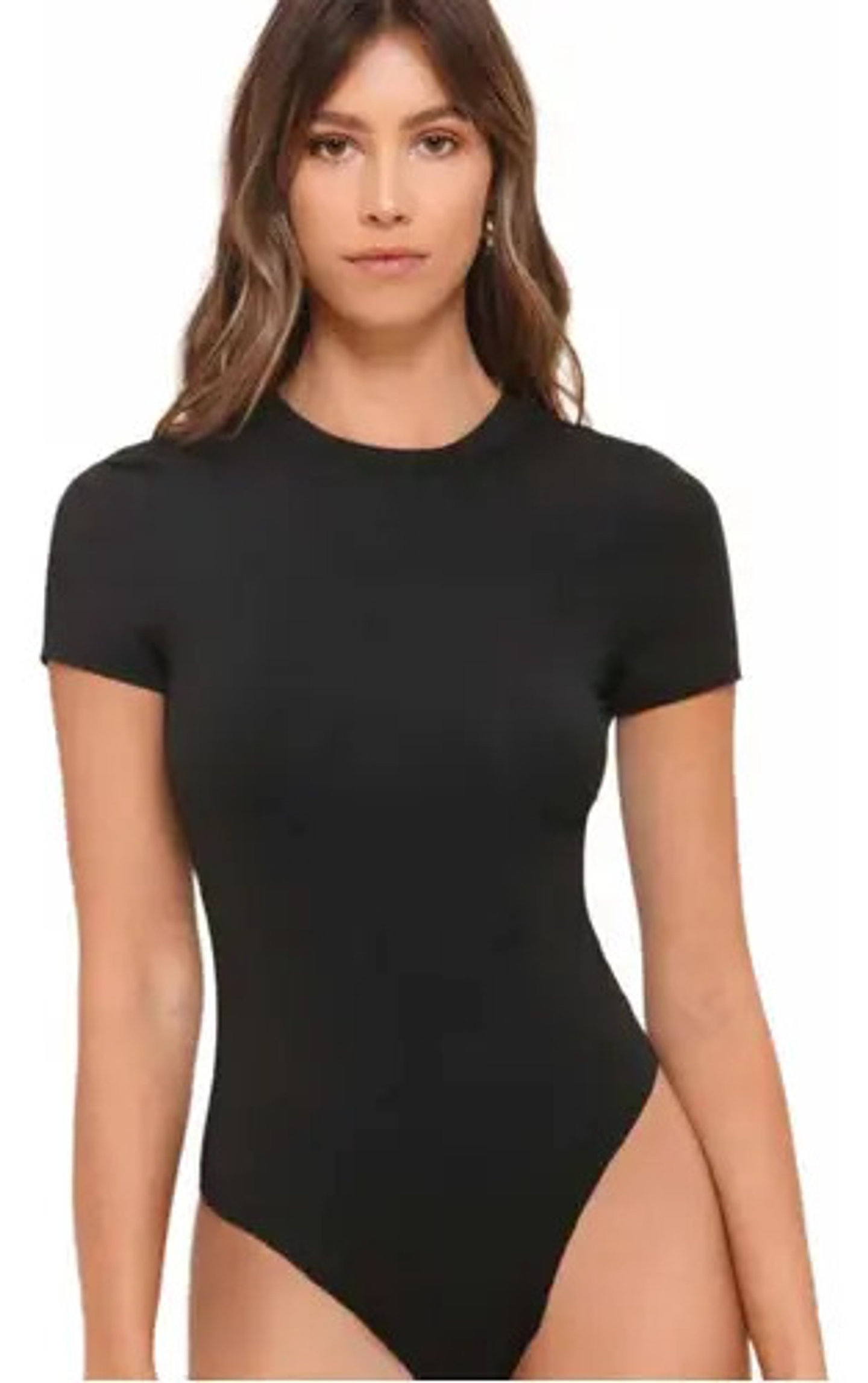 Pack 3 Body Mujer Liso Manga Corta Cuello Redondo 2