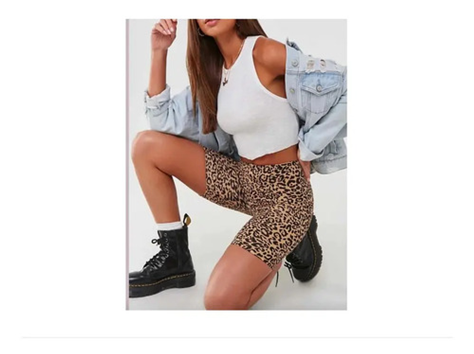 Pack 3 Calza Corta Short Deportiva Mujer Lycra Con Diseño 5