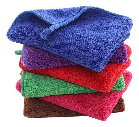 Set 12 Paños De Cocina De Microfibra Alta Calidad 40x40