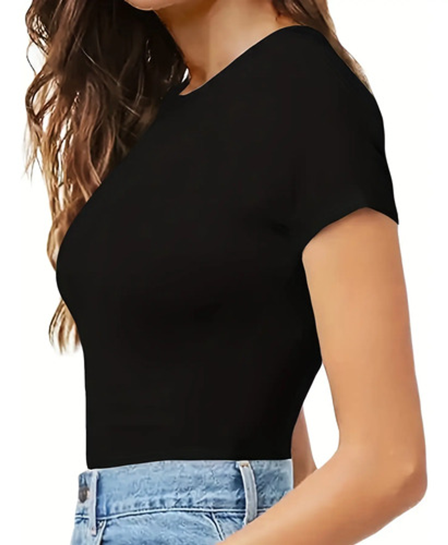 Body Liso Manga Corta Cuello Redondo  7